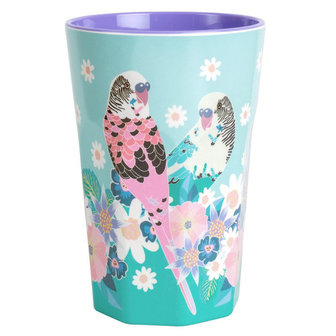 Ginger Lifestyle Melamine Mok L Singing With Birds Blue