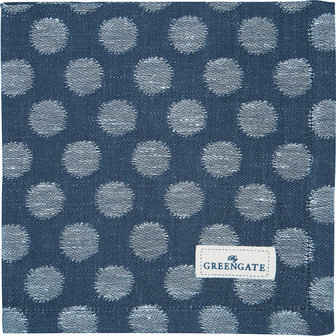 GreenGate_Savannah_Blue_Jacquard_Servet_Napkin_Serviette