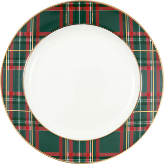 GreenGate_plate_Dagmar_check_green