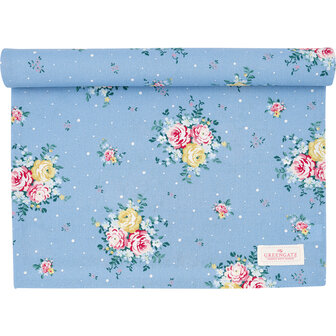 GreenGate_Tablerunner_Laura_dusty_blue_45x140cm