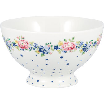 GreenGate_Soup_bowl_Laura_white