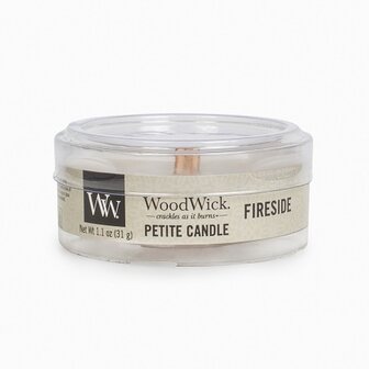 WoodWick Fireside Petit Travel Candle