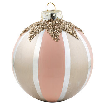 GreenGate Kerstbal Pale Pink