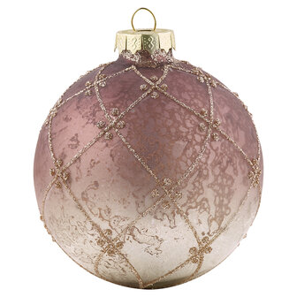 GreenGate Kerstbal Pink Smoke