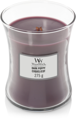 WoodWick-Dark-Poppy-Medium-Geurkaars