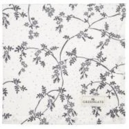 GreenGate Servet / Napkin Amira white 40x40 cm