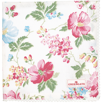 GreenGate Servet / Napkin Donna White 40x40 cm