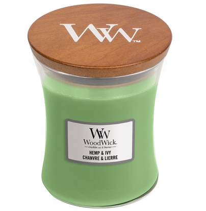 WoodWick® Hemp & Ivy Medium Candle