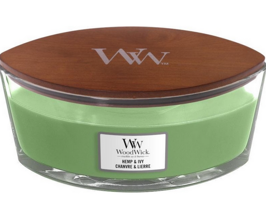 WoodWick® HearthWick® Hemp & Ivy Ellipse 