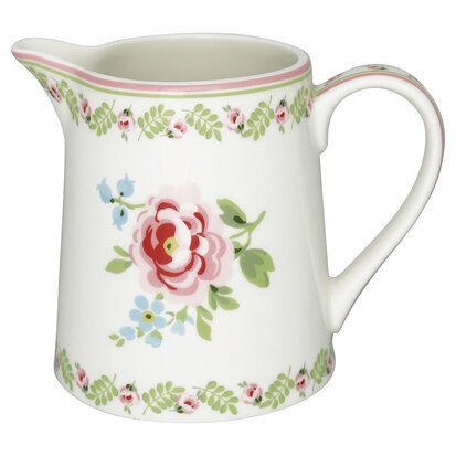 GreenGate Jug -Lily Petit White