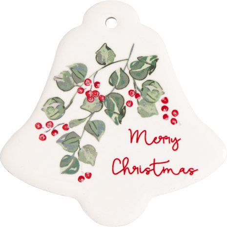 GreenGate Merry Christmas white Magnet set of 4