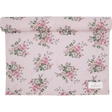 GreenGate_Marie_dusty_rose_Tischlaufer_tafelloper_Tablerunner