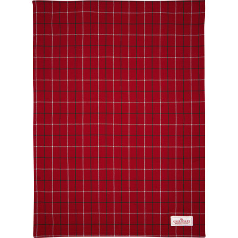 GreenGate_Lyla_check_red_theedoek_Geschirrtuch_Teatowel_www.sfeerscent.nl