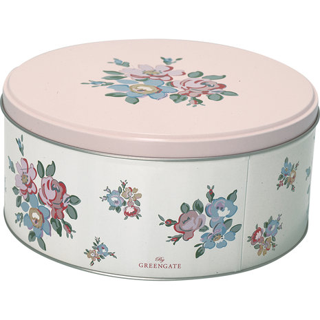 GreenGate Madison white round box set/2