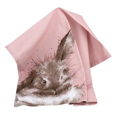 Wrendale_Designs_Theedoek_Teatowel_Geschirrtuch_Rabbit_Bathtime