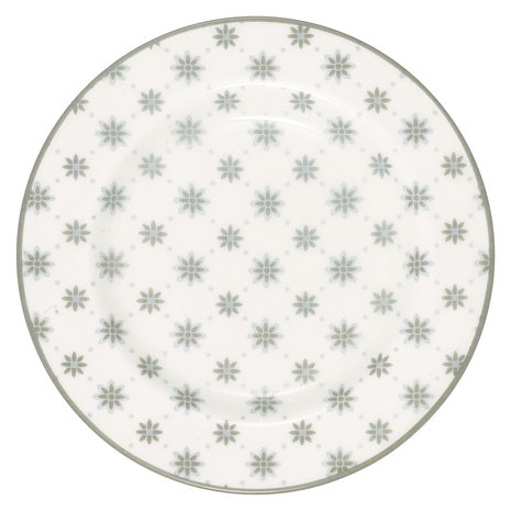 GreenGate_Small_Plate_Laurie_pale_grey_www.sfeerscent.nl