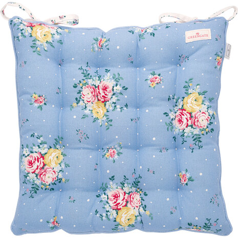 GreenGate_Seat_cushion_Laura_dusty_blue