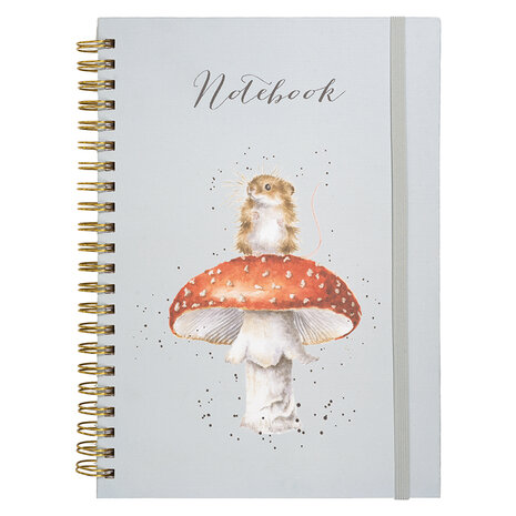 Wrendale_Notebook_Notitieboek_Muis_Fun_Gi_A4