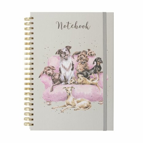 Wrendale_Notebook_Notitieboek_Hond_Movie_Night_A4