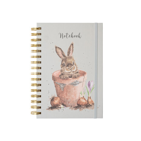 Wrendale_Notebook_Notitieboek_Konijn_The_Flower_Pot_A5