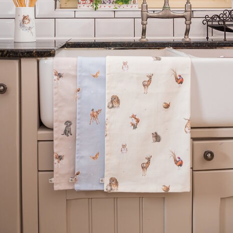 Wrendale_Designs_Theedoek_Bosdieren_Woodland_Animal