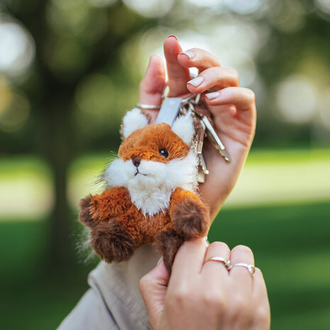 Wrendale_Designs_Keyring_Pl&uuml;sh_Fox_Autumn