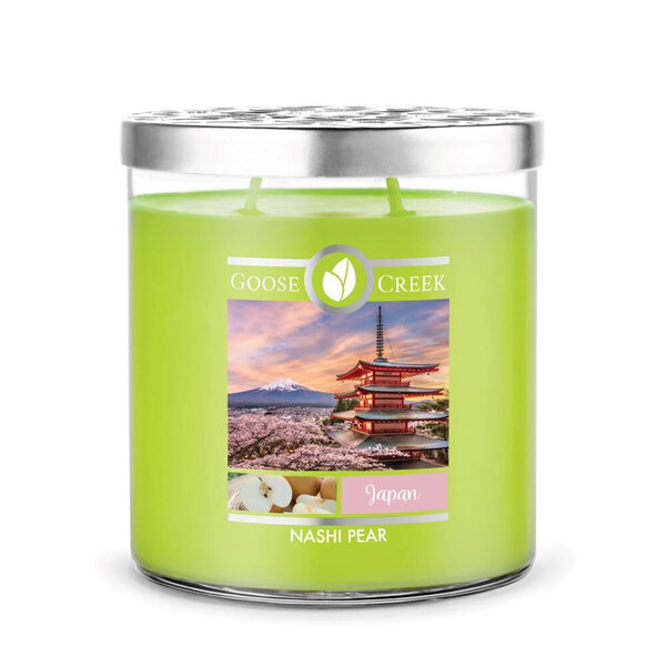 Goose Creek Japan Nashi Pear World Traveler Candle 2 wick