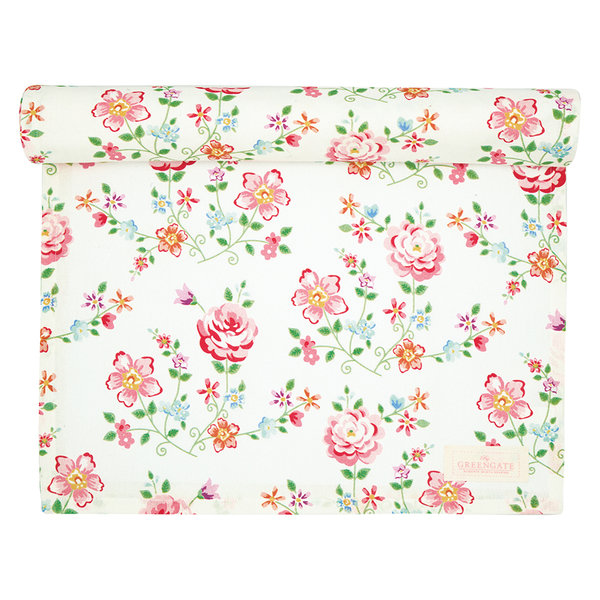 GreenGate_Tablerunner_Tischlaufer_Columbine_white