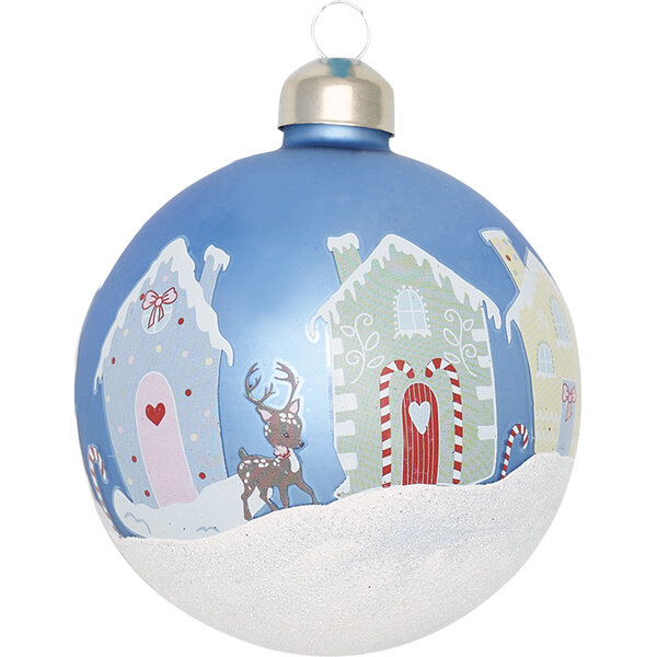 GreenGate_Kerstbal_glas_Laura_homes_dusty_blue