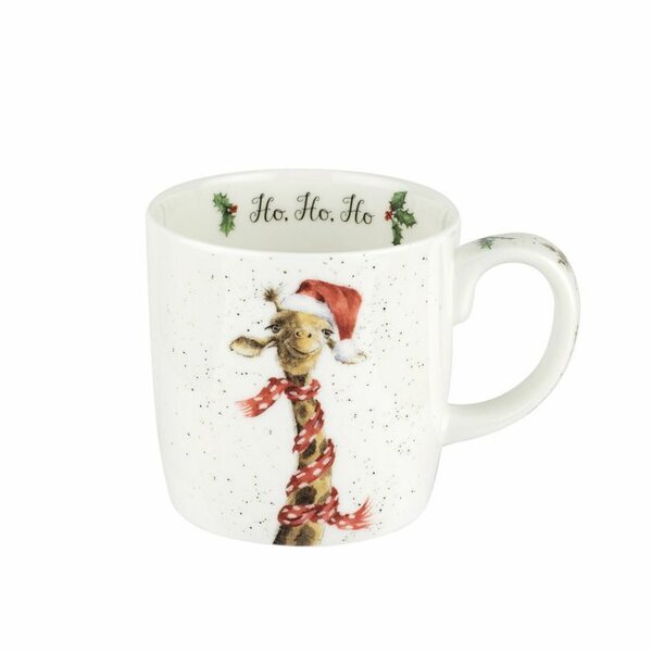 Wrendale_Designs_Kerst_mok_Giraf_Ho_Ho_Ho_Mug