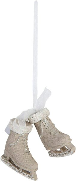 Clayre_&amp;_Eef_Kerstboomhanger_Schaats_beige_6PR0844