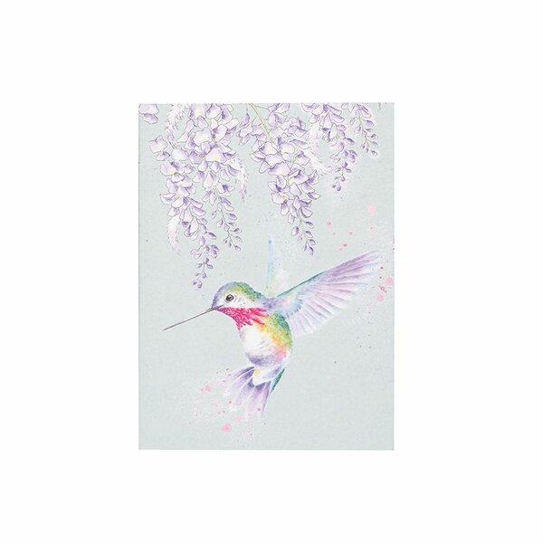 Wrendale Designs Notiteboek A6 Hummingbird &#039;&#039;Wisteria Wishes&#039;&#039;