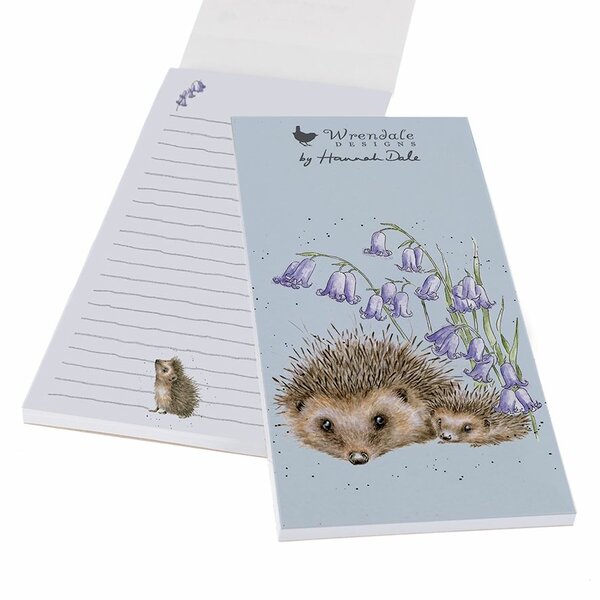 Wrendale Designs Shopping Pad Magnetic Egel - Love and Hedgehugs