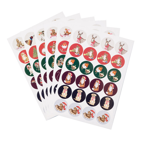 Wrendale_Designs_Sticker_set_christmas_The_Country_Set