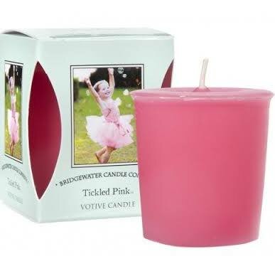 Bridgewater Candle Votive Tickled Pink