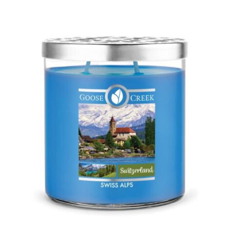 Goose Creek Switzerland Swiss Alps World Traveler Candle 2 wick