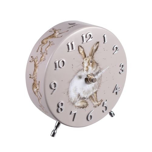 Wrendale_Dewsigns_Mantel_Clock_Hare