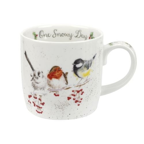 Wrendale_Designs_Mokje_Tuin_Vogels_Kerst_One_Snowy_Day_www.sfeerscent.nl