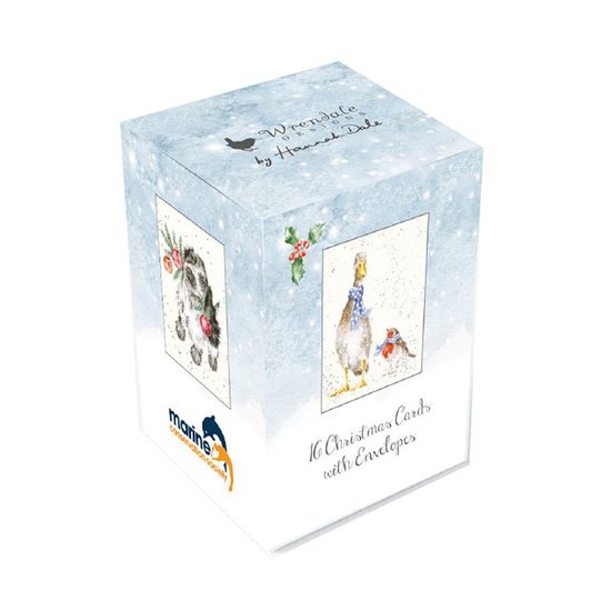 Wrendale_Designs_Kerstkaart_Mini_Box_set_Duck_Mouse