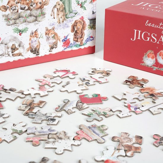 Wrendale_Designs_Legpuzzel_The_Country_set_Christmas