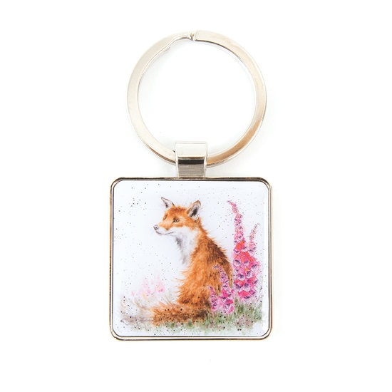 Wrendale_Designs_sleutelhanger_Vos_Foxgloves