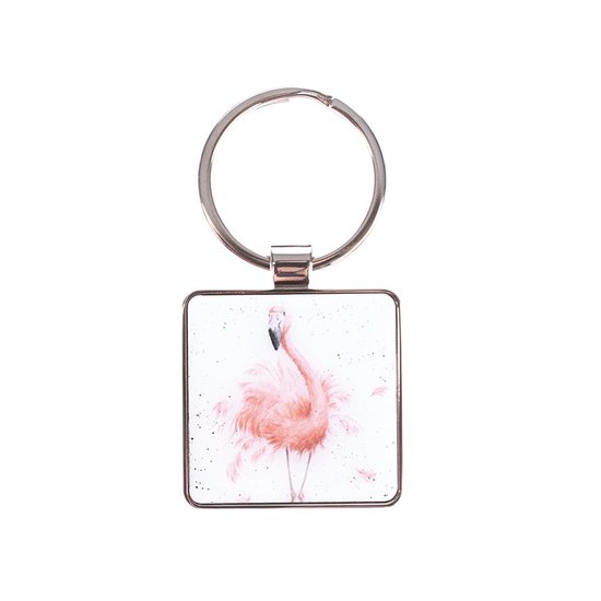 Wrendale_Designs_sleutelhanger_Flamingo