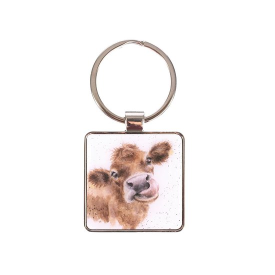 Wrendale_Designs_sleutelhanger_Koe_Mooo