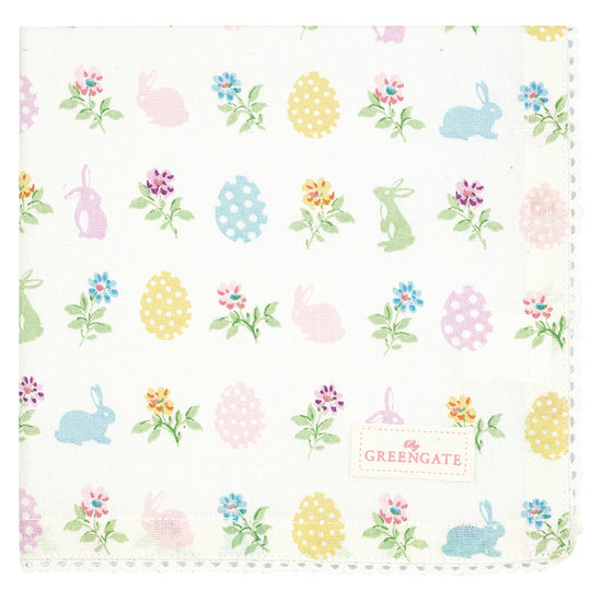 GreenGate_Servet_Napkin_Cilja_easter_white_www.sfeerscent.nl