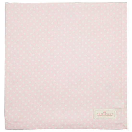 GreenGate_Tablecloth_Spot_pale_pink_150x150cm_www.sfeerscent.nl