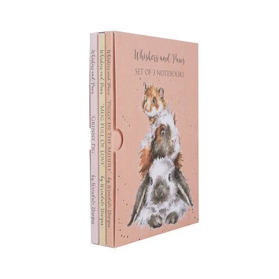 Wrendale_Designs_Notitieboek_set_van_3_Whiskers_and_Paws