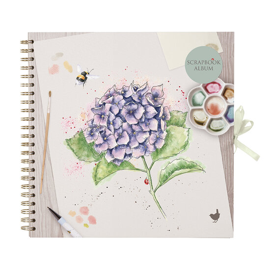 Wrendale_Designs_Scrapbook_Album_Bee_Hydrangea