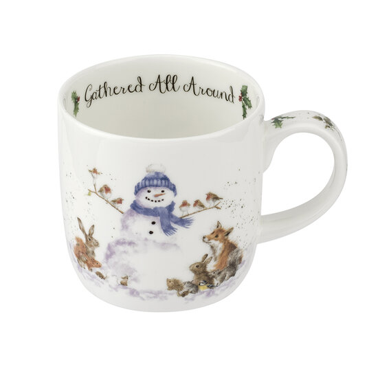 Wrendale_Designs_Kerst_mok_Sneeuwman_Gathered_All_Around_Mug_www.sfeerscent.nl