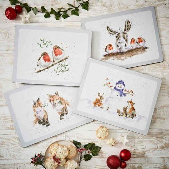 Wrendale_Designs_Kerst_Placemat_set_4_www.sfeerscent.nl