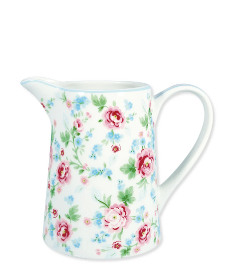 GreenGate Melkkan / Jug Alma white 1L